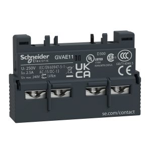 Contato Auxiliar Instantâneo Frontal Schneider 1NA+1NF TESYS GV2GV3 GVAE11