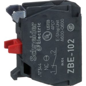 BLOCO DE CONTATO 1NF PARA BOTÃO SCHNEIDER ZBE102