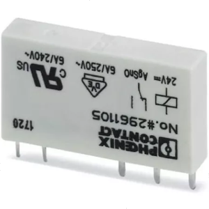 Relé Único 24v Slim 2961105 Phoenix 1 Naf Rel-mr-24dc/21