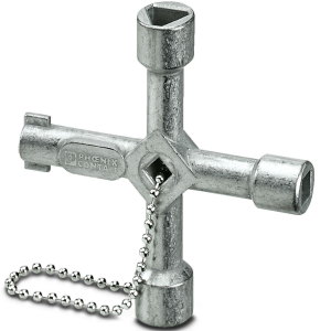 CHAVE DE METAL PARA QUADRO DE COMANDO PARA TODOS OS QUADROS USUAIS PHOENIX CONTACT - 1203149