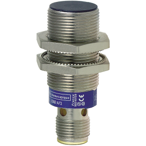 SENSOR INDUTIVO 12 A 24VDC COM CONECTOR M12 DIÂMETRO18mm PNP NA 10mm DETECÇÃO TELEMECANIQUE - XS1N18PA349D